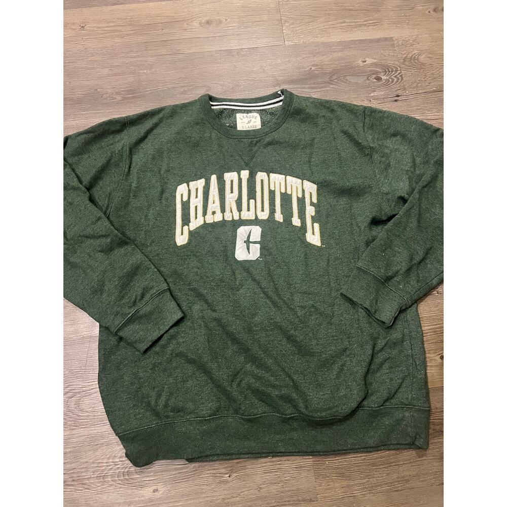 Charlotte 49ers League Heritage Triblend Crewneck Sweatshirt - Picture 2 of 4